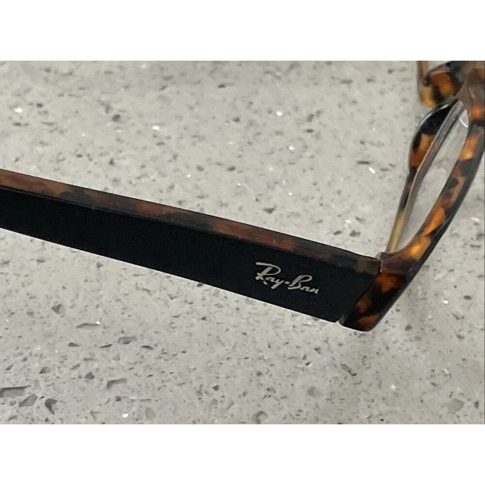 Ray-Ban Eyeglasses Frames ONLY RB5081 2147 Black Tortoise Rectangular 52-16-135